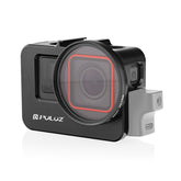 Marco adaptador de jaula de conejo de metal PULUZ para Insta360 Ace Pro/Ace con filtro UV de 52 mm y anillo adaptador, Meta Cage 2